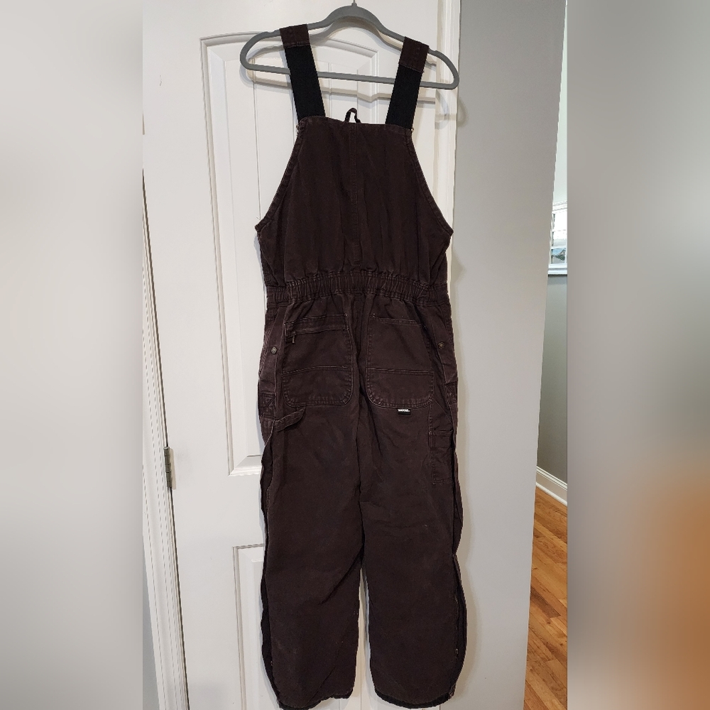 Berne Insulated Brown Overalls women’s Medium - Picture 3 of 16